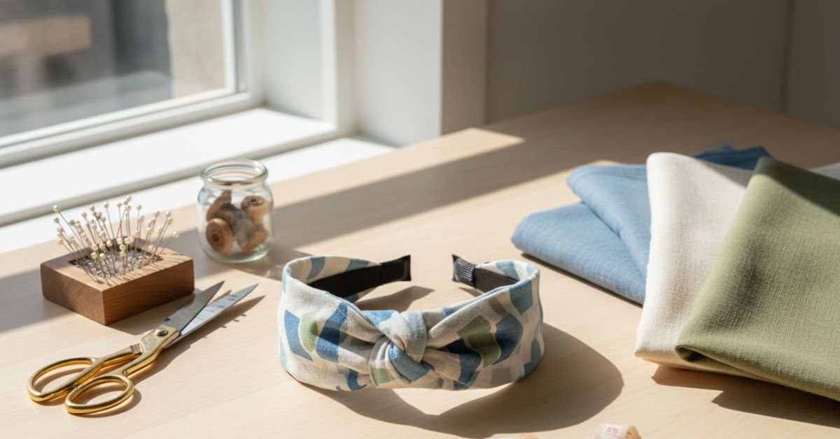 Comment fabriquer un bandeau pour cheveux Un projet récup facile et rapide