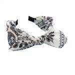 Serre tete bandana blanc noeud 1896954