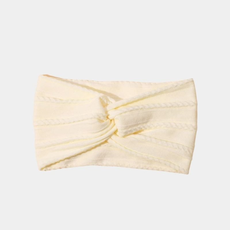 bandeau bebe large blanc antique meolina
