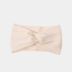 bandeau bebe large blanc lin meolina