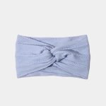 bandeau bebe large bleu poudre meolina