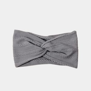 bandeau bebe large gris meolina