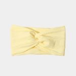 bandeau bebe large jaune clair meolina