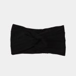 bandeau bebe large noir meolina