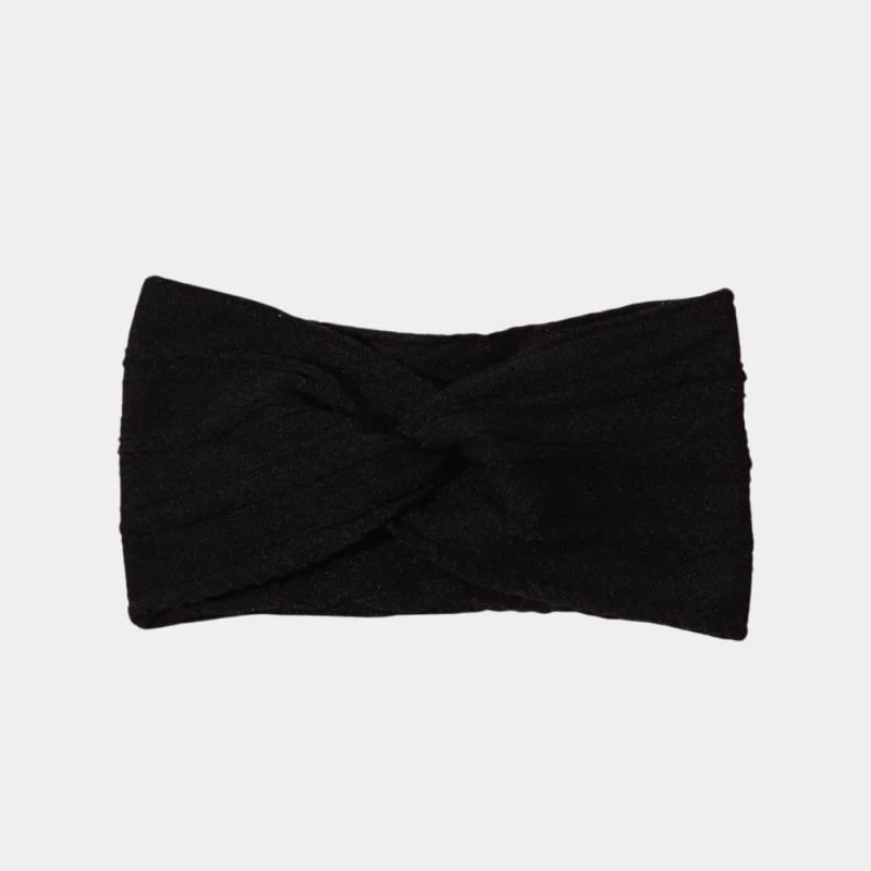 bandeau bebe large noir meolina