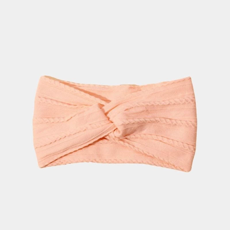 bandeau bebe large orange clair meolina