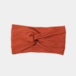 bandeau bebe large rouge orange meolina
