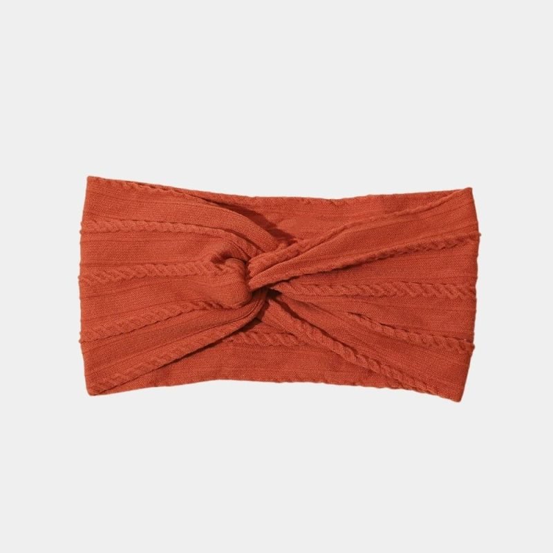 bandeau bebe large rouge orange meolina