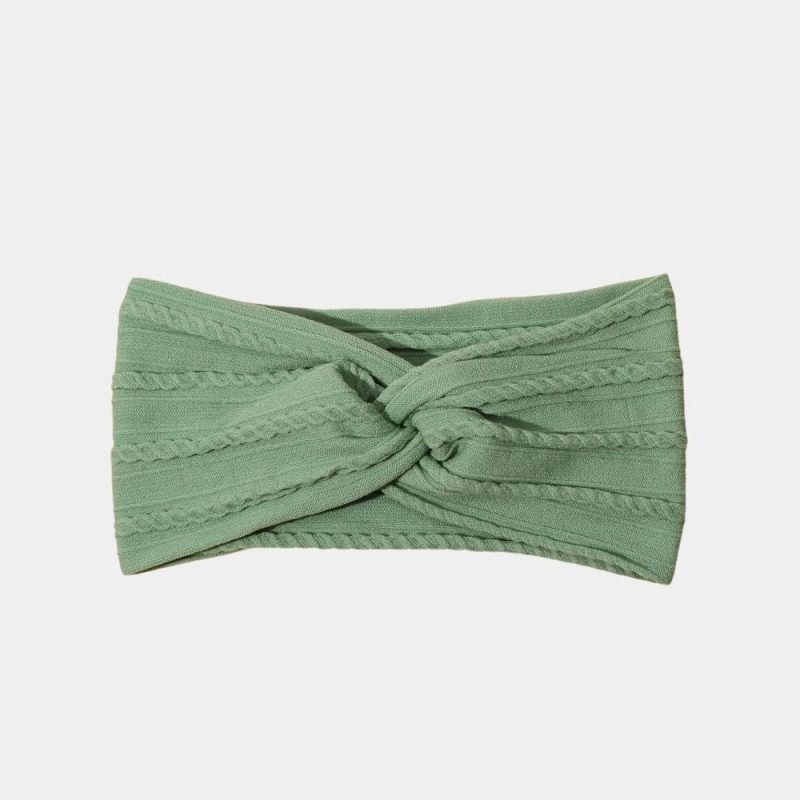 bandeau bebe large vert artichaut meolina