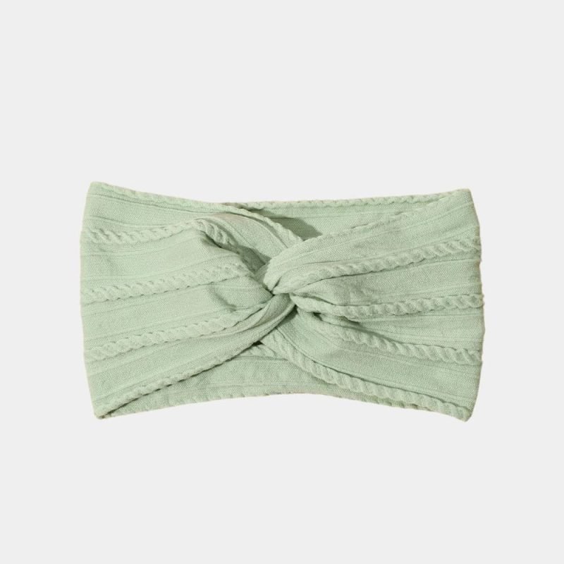 bandeau bebe large vert clair meolina