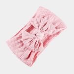 bandeau bebe rose the gros noeud meolina