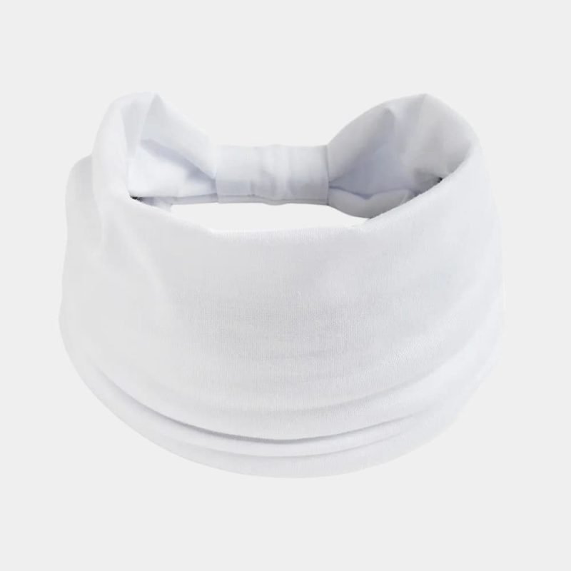 bandeau blanc large uni meolina