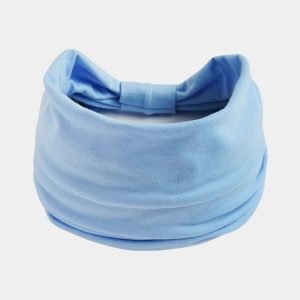 bandeau bleu ciel large uni meolina