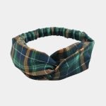 bandeau carreaux vert meolina