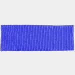 bandeau coton bleu roi cotele meolina