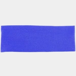 bandeau coton bleu roi cotele meolina