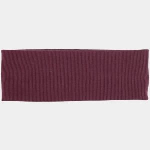 bandeau coton bordeaux cotele meolina