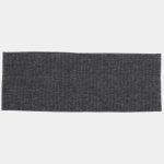 bandeau coton gris fonce cotele meolina