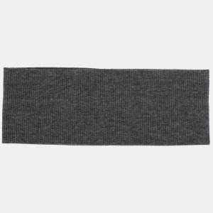 bandeau coton gris fonce cotele meolina
