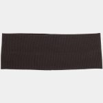 bandeau coton marron fonce cotele meolina