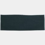 bandeau coton vert fonce cotele meolina