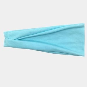 bandeau elastique bleu turquoise uni meolina