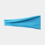 bandeau elastique bleu uni meolina