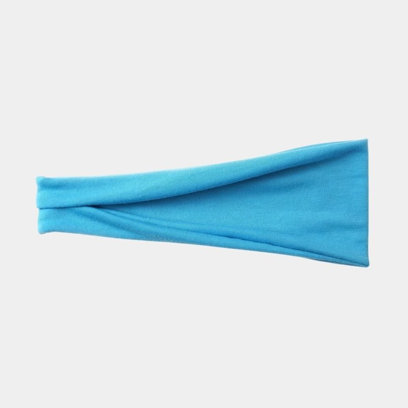 bandeau elastique bleu uni meolina