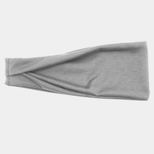 bandeau elastique gris uni meolina
