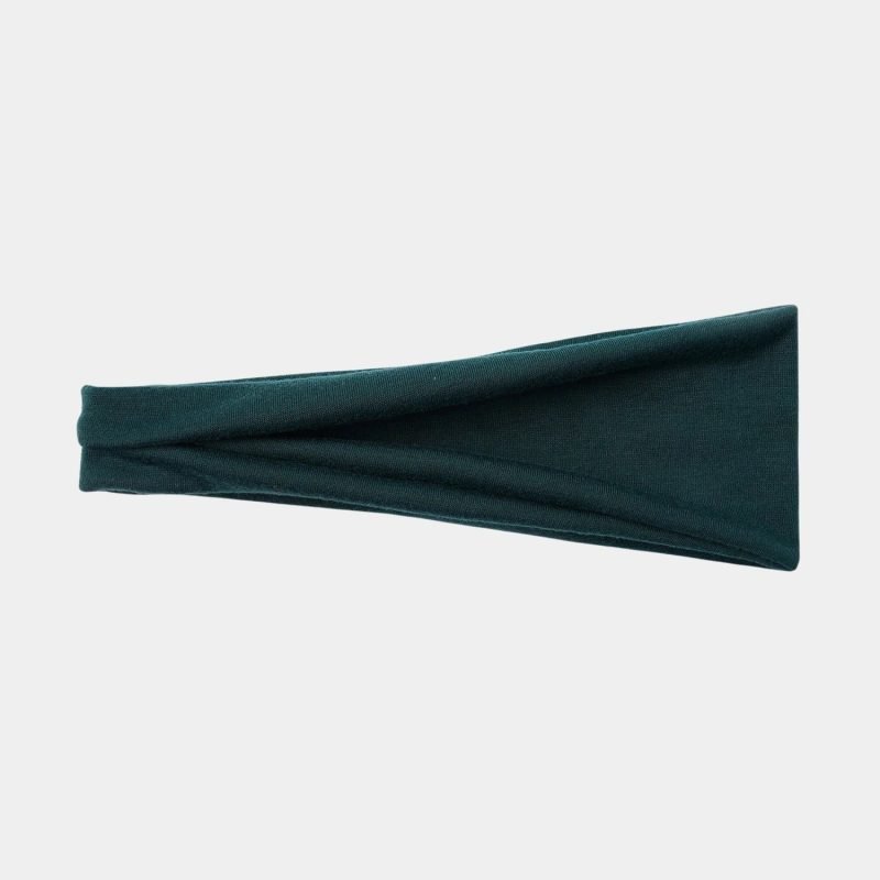 bandeau elastique vert fonce uni meolina bandeau elastique vert fonce uni meolina