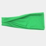 bandeau elastique vert uni meolina