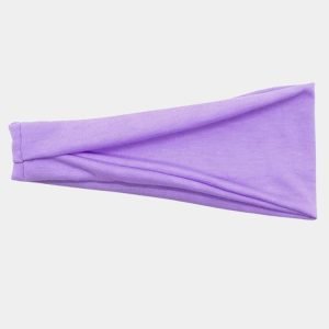 bandeau elastique violet uni meolina