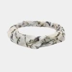 bandeau fleuri beige meolina