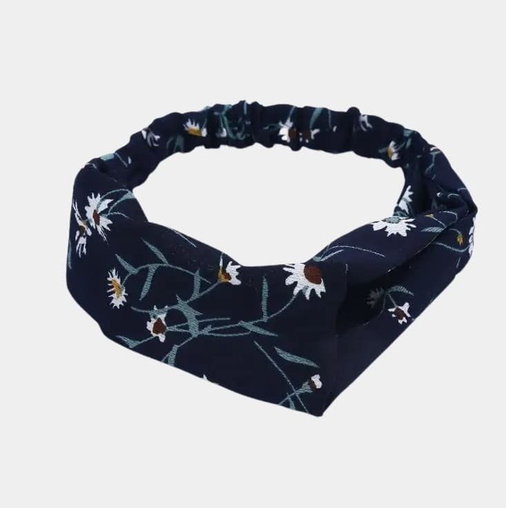 bandeau fleuri bleu fonce meolina bandeau fleuri bleu fonce meolina