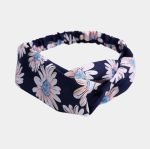 bandeau fleuri bleu meolina