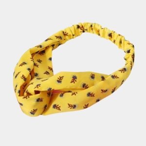 bandeau fleuri jaune meolina