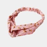 bandeau fleuri rose the meolina