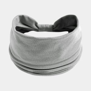 bandeau gris large uni meolina