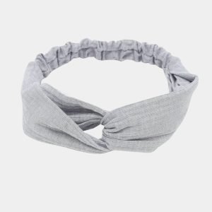 bandeau gris raye noeud meolina