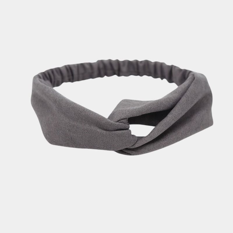bandeau gris uni noeud meolina bandeau gris uni noeud meolina