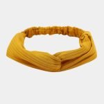 bandeau jaune raye noeud meolina