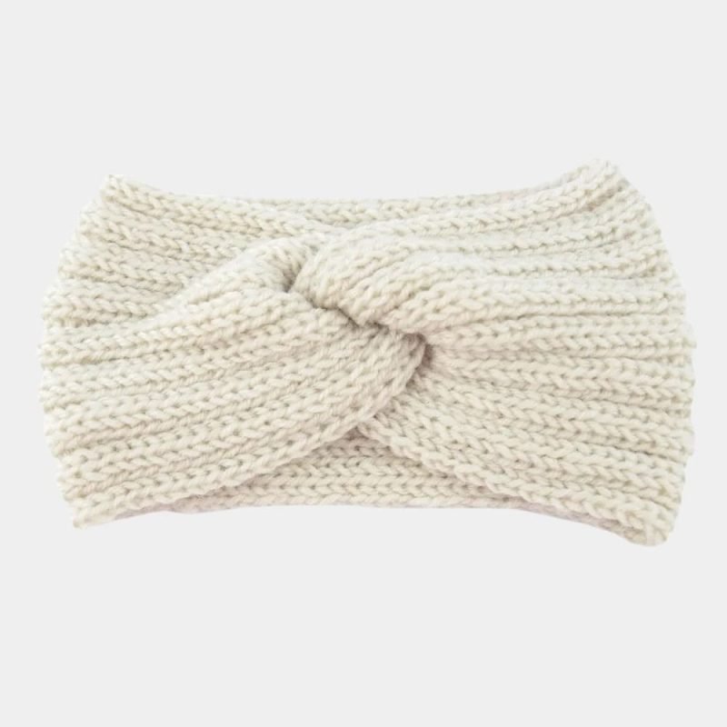 bandeau laine beige uni meolina bandeau laine beige uni meolina