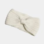 bandeau laine blanc noeud meolina