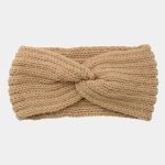 bandeau laine camel uni meolina