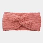 bandeau laine rose uni meolina