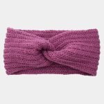 bandeau laine violet magenta uni meolina