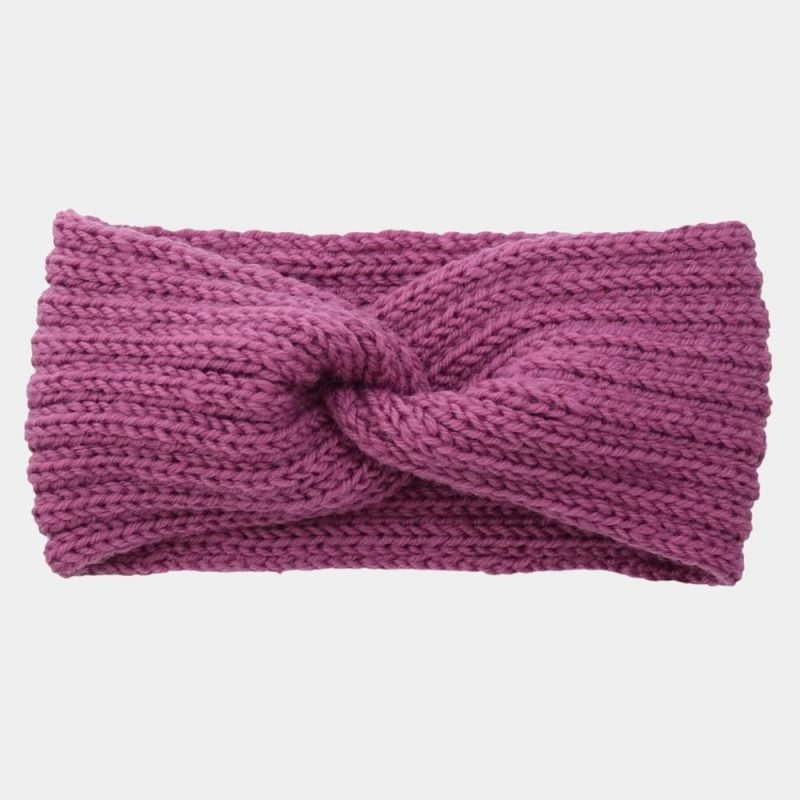 bandeau laine violet magenta uni meolina bandeau laine violet magenta uni meolina