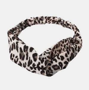 bandeau leopard gris clair meolina