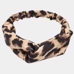 bandeau leopard orange clair meolina