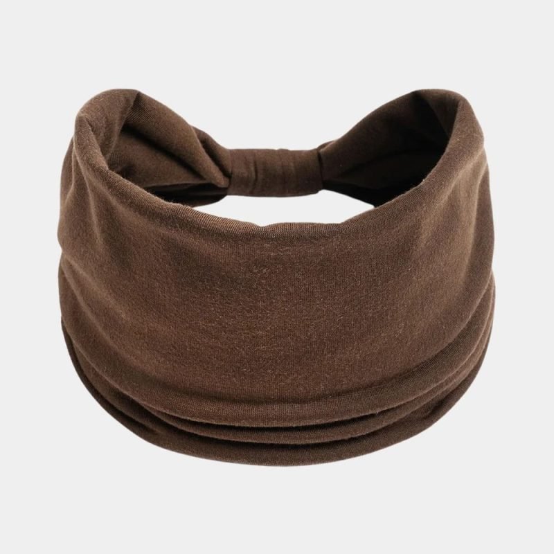 bandeau marron cafe large uni meolina
